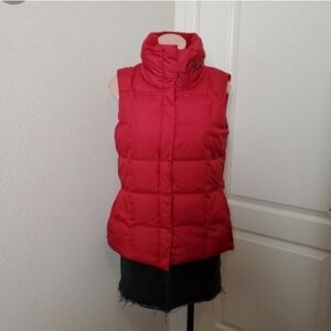Eddie Bauer Goose Down Puffer Vest Sz S